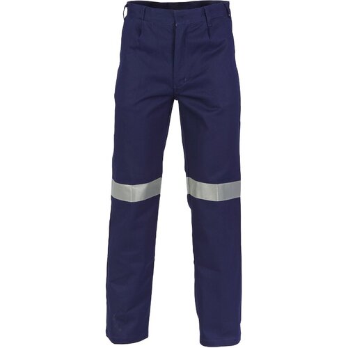WORKWEAR, SAFETY & CORPORATE CLOTHING SPECIALISTS - Cotton Drill Pants With 3M R/Tape