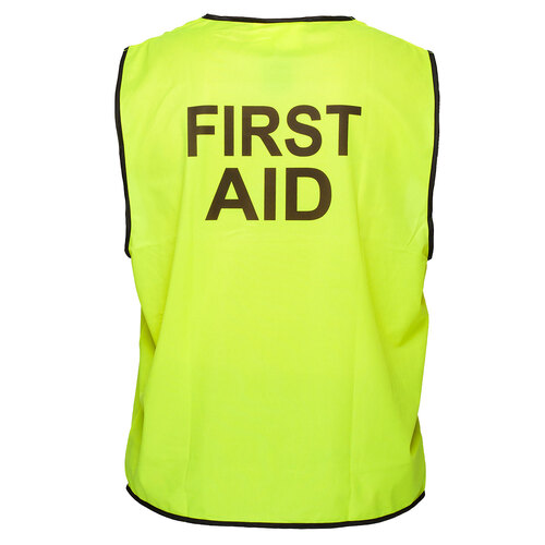 WORKWEAR, SAFETY & CORPORATE CLOTHING SPECIALISTS - Day Vest - FIRST AID (Old HV116-FA)