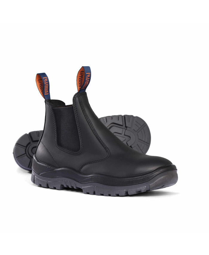 Black Oil Kip Premium Elastic Sided Boot Mongrel Boots