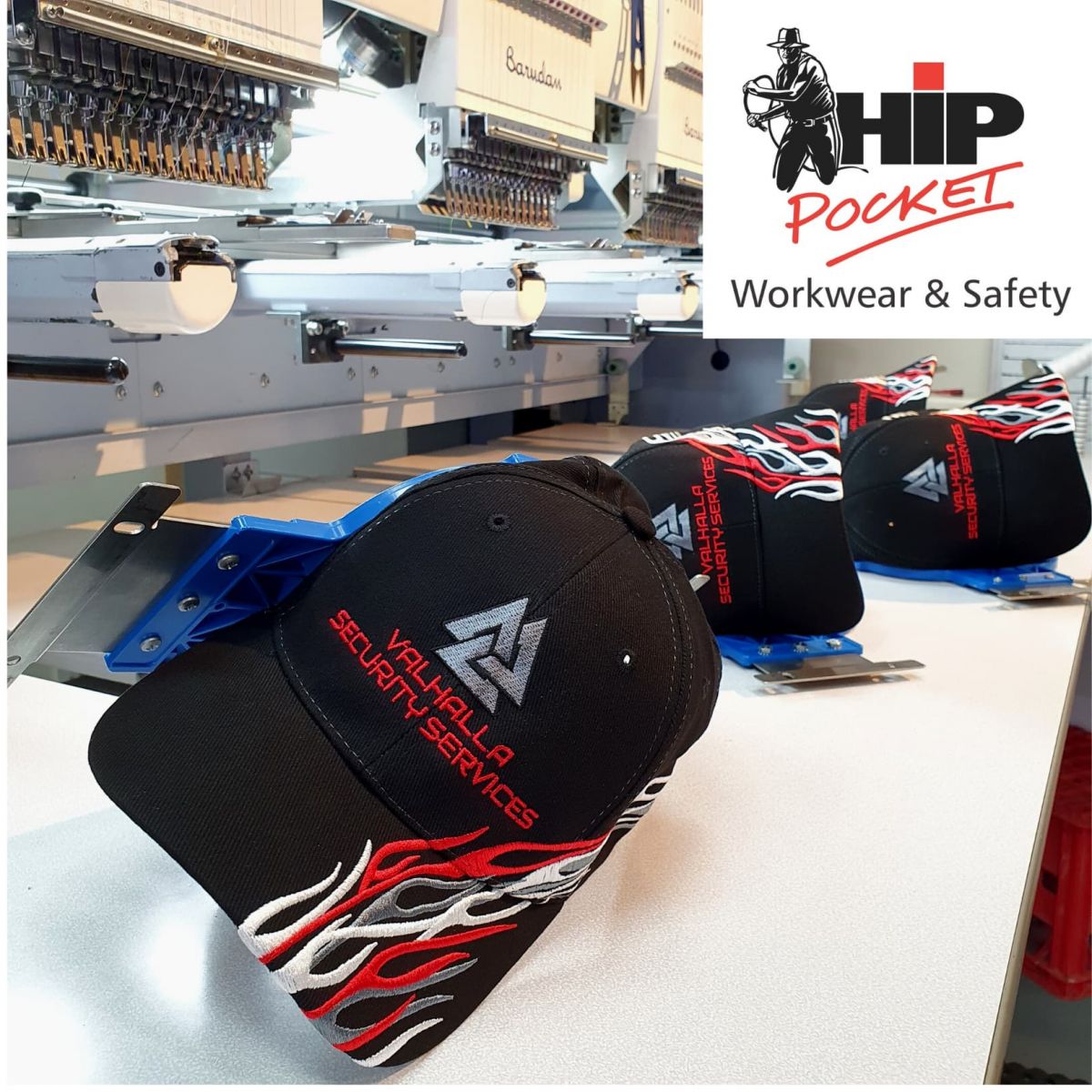 embroided cap - hip pocket workwear & safety toowoomba