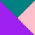 Purple / Teal / Pink