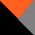 Black / Fluoro Orange / Grey