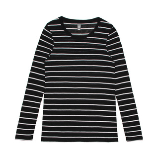 WORKWEAR, SAFETY & CORPORATE CLOTHING SPECIALISTS - FINE STRIPE L/S TEE
