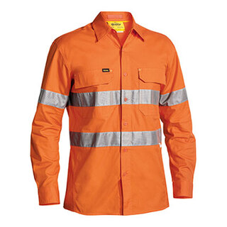 WORKWEAR, SAFETY & CORPORATE CLOTHING SPECIALISTS - 3M TAPED X AIRFLOW  RIPSTOP HI VIS SHIRT - LONG SLEEVE