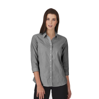 WORKWEAR, SAFETY & CORPORATE CLOTHING SPECIALISTS - Pippa Check - 3/4 Sleeve Shirt - Ladies
