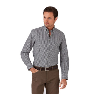 WORKWEAR, SAFETY & CORPORATE CLOTHING SPECIALISTS - Gingham City Check Long Sleeve Shirt - Mens