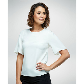 WORKWEAR, SAFETY & CORPORATE CLOTHING SPECIALISTS - Echo - Loose Fit Blouse - Vanilla - 16