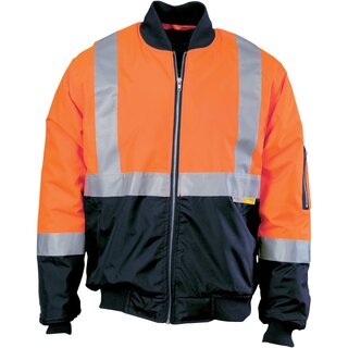 WORKWEAR, SAFETY & CORPORATE CLOTHING SPECIALISTS - HiVis Two Tone Flying Jacket with 3M R/Tape