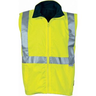 WORKWEAR, SAFETY & CORPORATE CLOTHING SPECIALISTS - HiVis Reversible Vest with 3M R/Tape