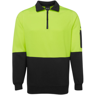 WORKWEAR, SAFETY & CORPORATE CLOTHING SPECIALISTS - JB's HI VIS 1/2 ZIP FLEECY