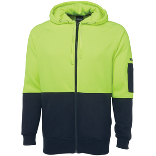 WORKWEAR, SAFETY & CORPORATE CLOTHING SPECIALISTS - JB's HI VIS FLEECY HOODIE
