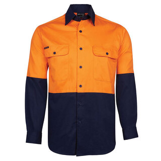 WORKWEAR, SAFETY & CORPORATE CLOTHING SPECIALISTS - JB's HI VIS L/S 150G SHIRT
