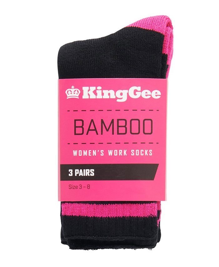 WORKWEAR, SAFETY & CORPORATE CLOTHING SPECIALISTS - Originals - WMN BAMBOO SOCK 3PK