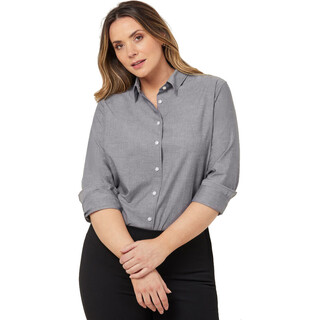 WORKWEAR, SAFETY & CORPORATE CLOTHING SPECIALISTS - COTTON CHAMBRAY LONG SLEEVE SHIRT - Womens