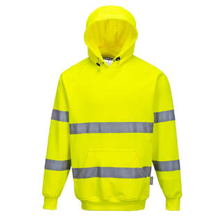 WORKWEAR, SAFETY & CORPORATE CLOTHING SPECIALISTS - Brush Fleece Hoodie with Tape