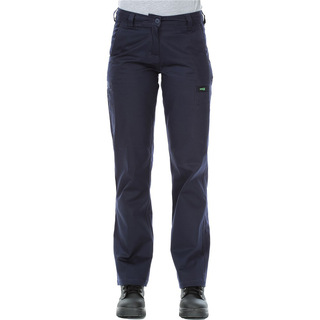WORKWEAR, SAFETY & CORPORATE CLOTHING SPECIALISTS - Womens Lightweight Cotton Drill Cargo Pants-Navy-8