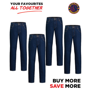 WORKWEAR, SAFETY & CORPORATE CLOTHING SPECIALISTS - Men's Stretch Denim Jeans