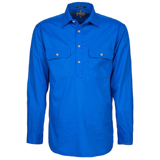 WORKWEAR, SAFETY & CORPORATE CLOTHING SPECIALISTS - Mens Pilbara Heavy Weight Closed Front L/S Shirt
