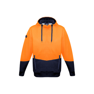 WORKWEAR, SAFETY & CORPORATE CLOTHING SPECIALISTS - Unisex Hi Vis Textured Jacquard Hoodie