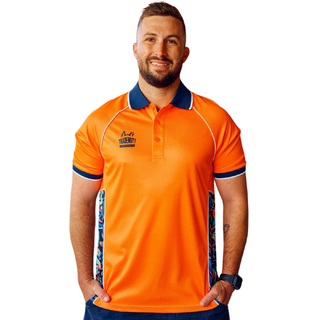 WORKWEAR, SAFETY & CORPORATE CLOTHING SPECIALISTS - Unisex RPET Pearler Orange Polo