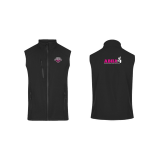 WORKWEAR, SAFETY & CORPORATE CLOTHING SPECIALISTS - Mens Olympus S/Shell Vest (Inc Emb Logo Front Left Chest The National finals logo (Pink)