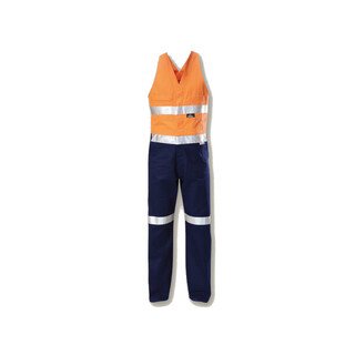 WORKWEAR, SAFETY & CORPORATE CLOTHING SPECIALISTS - Foundations - Hi-Visibility Cotton Drill Action Back with 3M Tape