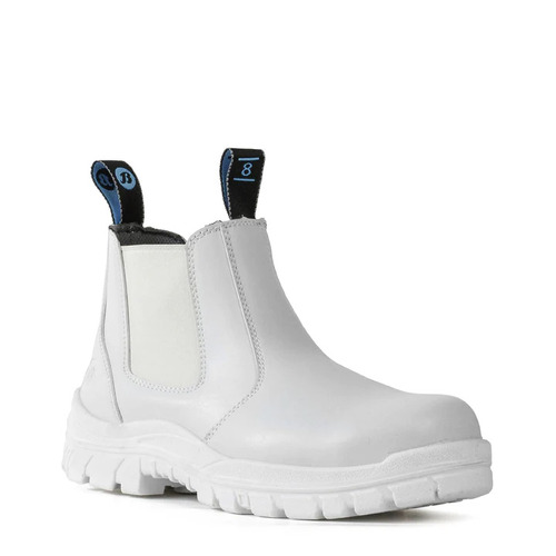 WORKWEAR, SAFETY & CORPORATE CLOTHING SPECIALISTS - Naturals - Hercules - White Rambler Slip on Safety Boot