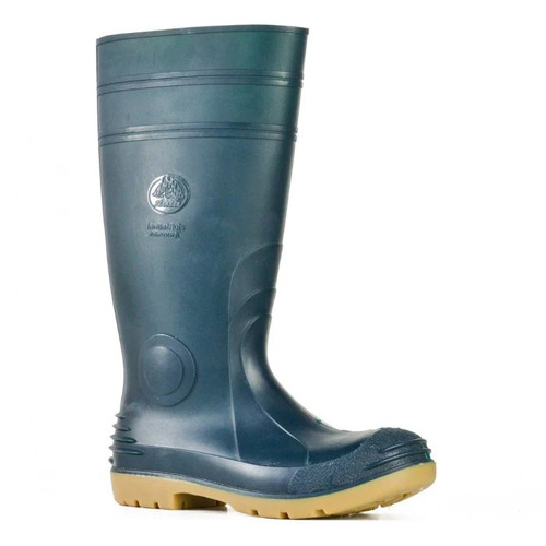 WORKWEAR, SAFETY & CORPORATE CLOTHING SPECIALISTS - Jobmaster 2 Gumboots - Green / Gristle PVC 400mm Safety Gumboot