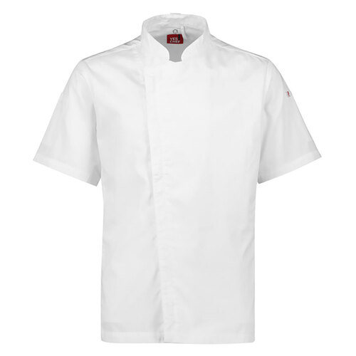 WORKWEAR, SAFETY & CORPORATE CLOTHING SPECIALISTS - Mens Alfresco Short Sleeve Chef Jacket