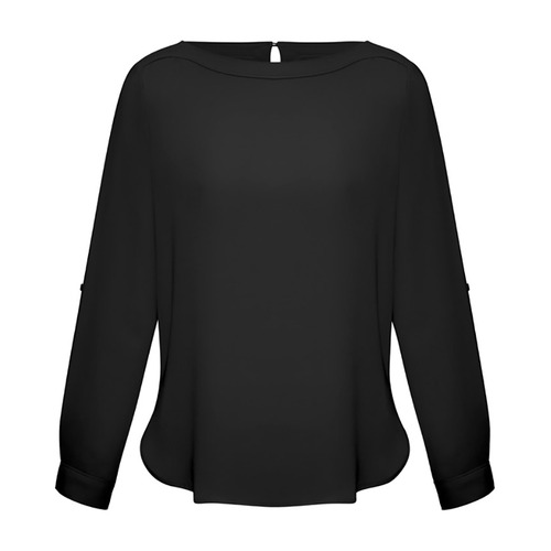 WORKWEAR, SAFETY & CORPORATE CLOTHING SPECIALISTS - Ladies Madison Boatneck Blouse