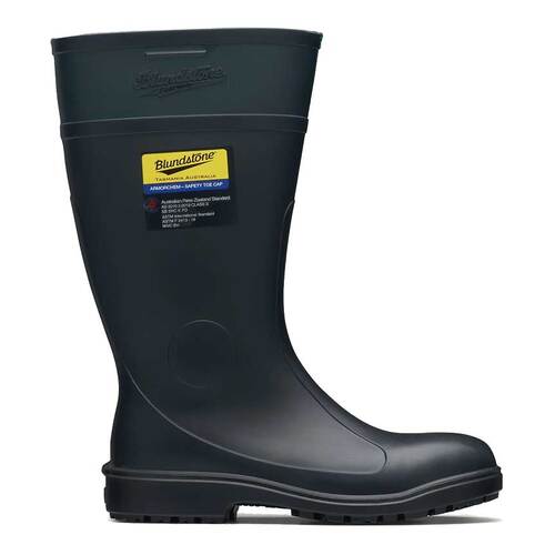 WORKWEAR, SAFETY & CORPORATE CLOTHING SPECIALISTS - 007 - Gumboots Safety - Green armorchem steel toe boot