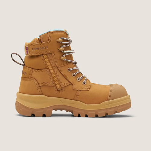 WORKWEAR, SAFETY & CORPORATE CLOTHING SPECIALISTS - 8860 - RotoFlex - Womens Wheat water-resistant nubuck 150mm zip side safety boot