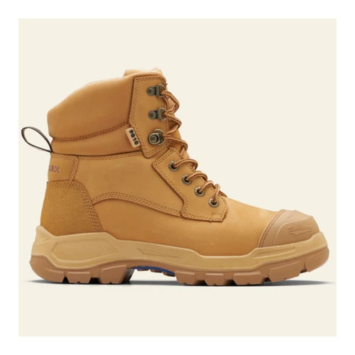 WORKWEAR, SAFETY & CORPORATE CLOTHING SPECIALISTS - 9010 - RotoFlex Wheat water-resistant nubuck 150mm lace up safety boot