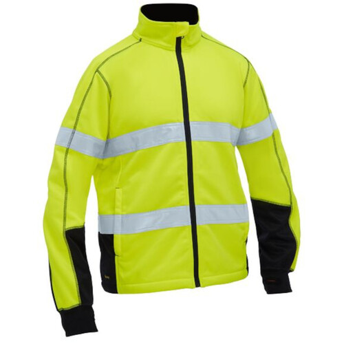 WORKWEAR, SAFETY & CORPORATE CLOTHING SPECIALISTS - MEN?? TAPED HI VIS ZIP FRONT FLEECE