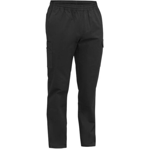 WORKWEAR, SAFETY & CORPORATE CLOTHING SPECIALISTS - STRETCH COTTON DRILL ELASTIC WAIST CARGO PANT