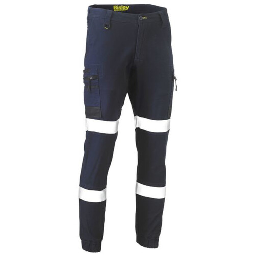 WORKWEAR, SAFETY & CORPORATE CLOTHING SPECIALISTS - FLEX AND MOVE??TAPED STRETCH CARGO CUFFED PANTS