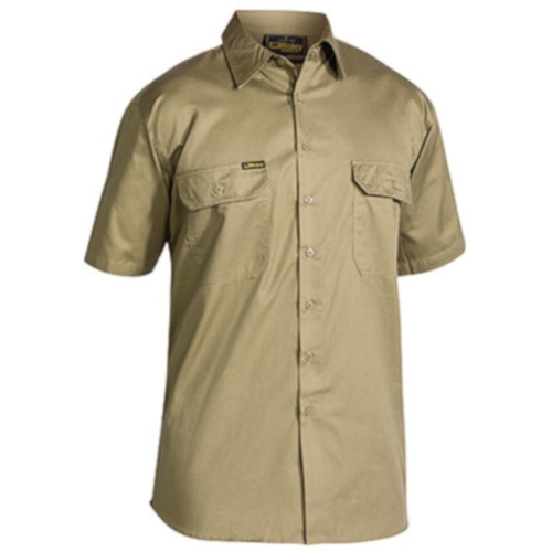 WORKWEAR, SAFETY & CORPORATE CLOTHING SPECIALISTS - COOL LIGHTWEIGHT DRILL SHIRT - SHORT SLEEVE