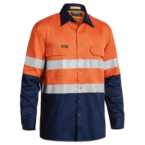 WORKWEAR, SAFETY & CORPORATE CLOTHING SPECIALISTS - 3M Taped Hi Vis Industrial Cool Vented Shirt - Long Sleeve