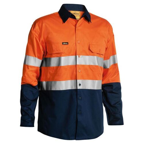 WORKWEAR, SAFETY & CORPORATE CLOTHING SPECIALISTS - 3M TAPED COOL LIGHTWEIGHT HI VIS SHIRT - LONG SLEEVE