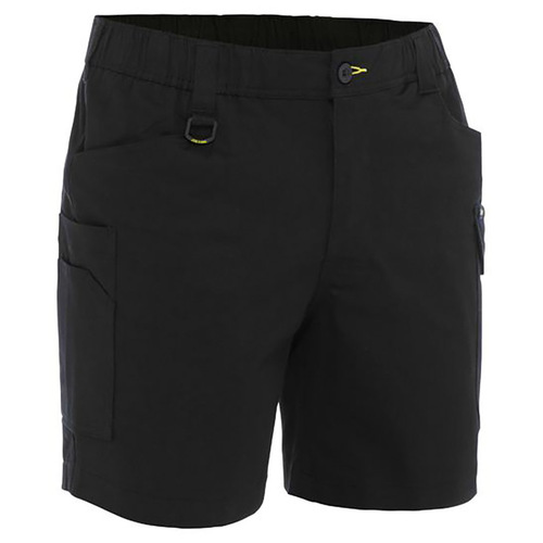 WORKWEAR, SAFETY & CORPORATE CLOTHING SPECIALISTS - STRETCH COTTON ELASTIC WAIST CARGO SHORT