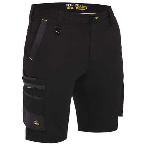 WORKWEAR, SAFETY & CORPORATE CLOTHING SPECIALISTS - FLX & MOVE 4-WAY STRETCH ZIP CARGO SHORT