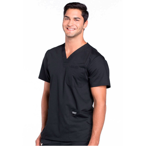 WORKWEAR, SAFETY & CORPORATE CLOTHING SPECIALISTS - Revolution - Men's 3 Pocket V-Neck Top