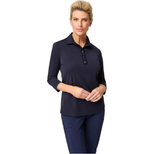 WORKWEAR, SAFETY & CORPORATE CLOTHING SPECIALISTS - Bella ? Sleeve Frill Placket Top - Ladies