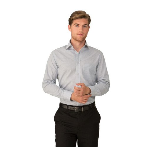 WORKWEAR, SAFETY & CORPORATE CLOTHING SPECIALISTS - Shadow Check Long Sleeve Shirt - Mens