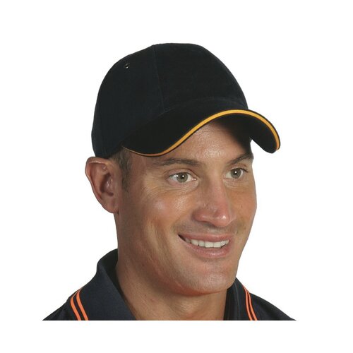 WORKWEAR, SAFETY & CORPORATE CLOTHING SPECIALISTS - sandwich cotton cap with metal buckle