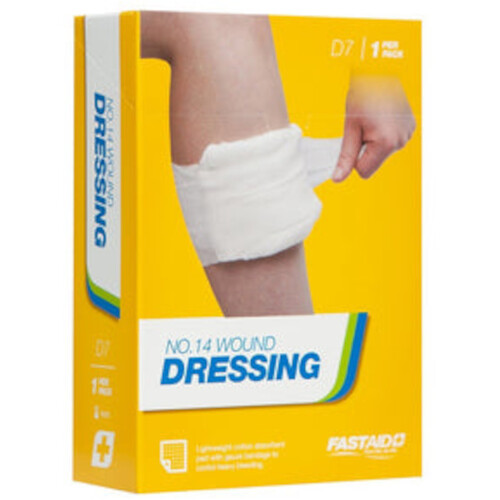 WORKWEAR, SAFETY & CORPORATE CLOTHING SPECIALISTS - WOUND DRESSING, NO.14, 1PK