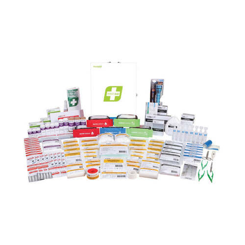 WORKWEAR, SAFETY & CORPORATE CLOTHING SPECIALISTS - DISCONTINUED - First Aid Kit, R4, Remote Area Medic Kit, Metal Wall Mount