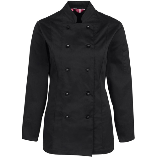 WORKWEAR, SAFETY & CORPORATE CLOTHING SPECIALISTS - JB's LADIES S/S CHEF'S JACKET