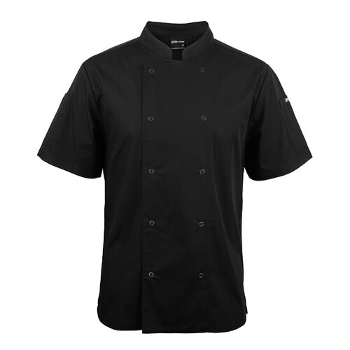 WORKWEAR, SAFETY & CORPORATE CLOTHING SPECIALISTS - JB's S/S SNAP BUTTON CHEFS JACKET