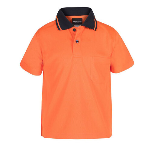 WORKWEAR, SAFETY & CORPORATE CLOTHING SPECIALISTS - JB's KIDS 4602 NON CUFF TRAD POLO